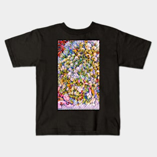 Pincushion Moss Mosaic Kids T-Shirt